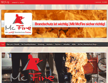 Tablet Screenshot of mcfire.de